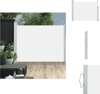 Immagine prodotto di vidaXL Tenda laterale estensibile 140×500 cm crema - Ombrelloni e tende da sole