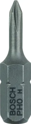 Image de Bosch 3x embout de tournevis extra-dur, PH 0, 25 mm - 2607001506