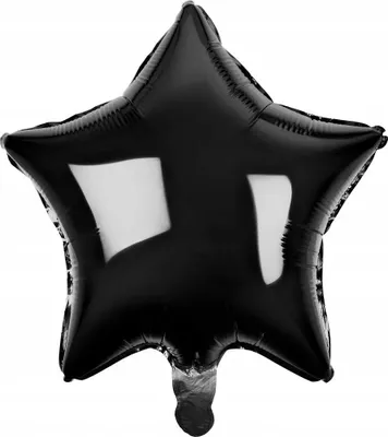 Image de Ballon de baudruche 19" "Étoile" noir Godan