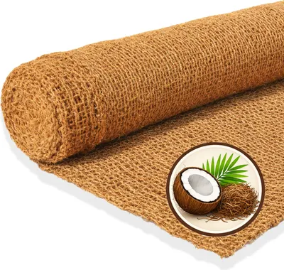 Produktbild von Erosionsschutzmatte KOKOS - 400g/m² - 2x50 m - Böschungsmatte für Gartenarbeit - biologisch abbaubar und chemikalienfrei