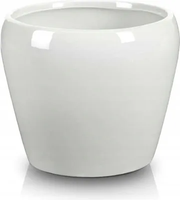 Obrázek produktu pro Dekorativní truhlík na květiny z bílé keramiky 18 x 15 cm