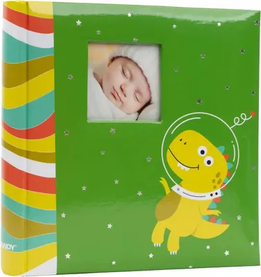 Obrázek produktu pro Fotoalbum 10x15 200 foto dětské Wild 3 zelené