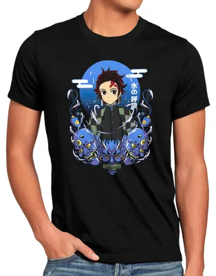 Produktbild von style3 Tanjiro Blue Herren T-Shirt anime japan manga