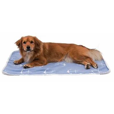 Image de Couverture Trixie Anchor, bleu/blanc - VENDU Taille : 150 x 100cm