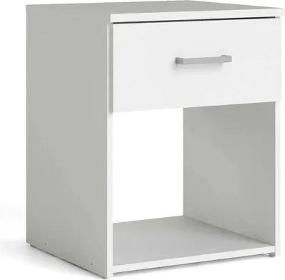 Produktbild von Nachtkommode - Weiß 35,95x37,6x47,5h cm