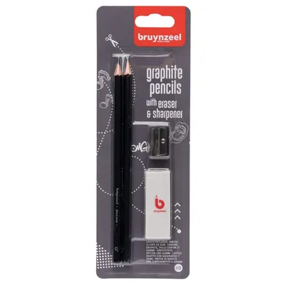 Obrázok produktu pre Bruynzeel | Teens graphitstifte HB anspitzer & radiergummi 4