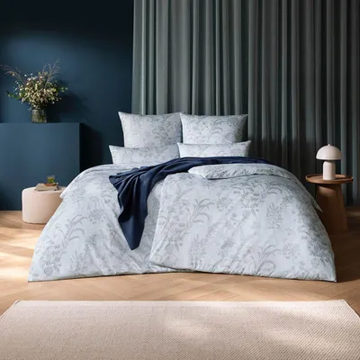 Produktbild von Estella Schweizer Premium Satin Bettwäsche 155x220 Elke wolke Gräser 2194-615