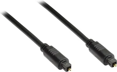 Produktbild von Anschlusskabel Toslink Stecker an Stecker, Ø 5mm, schwarz, 2m, Good Connections®