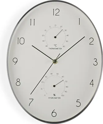 Produktbild von Wanduhr Versa 18560480 Aluminium (4,3 x 34,9 x 27,3 cm)