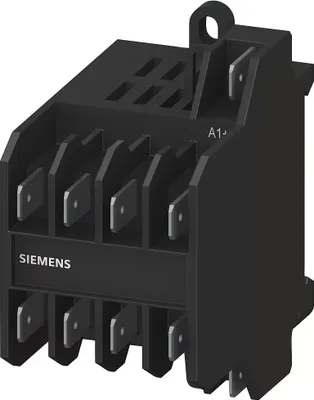 Immagine prodotto di Siemens Kleinschütz 24 VDC 3 NO+1 NC - Flachsteckzunge 6.3 x 0.8 mm (3TG1001-1BB4)