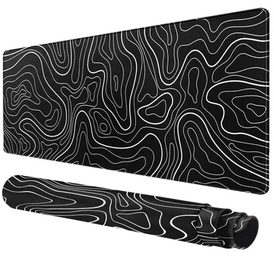 Produktbild von Gaming Mauspad mit genähten Kanten, rutschfest, wasserresistent, 600 x 300 mm