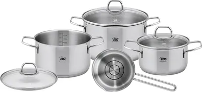 Produktbild von ELO Topfset Twice Edelstahl 18/10 4teilig
