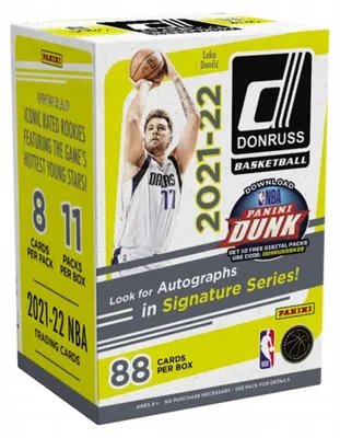 Obrázok produktu pre NBA 75th Anniversary Cards: Panini Donruss Basketball Value Box 2021/22 Collection