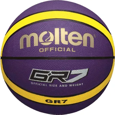 Image de Molten Basketball BGR7-VY Ballon d'entraînement violet jaune taille 7