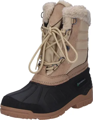 A single winter boot is shown against a white background.