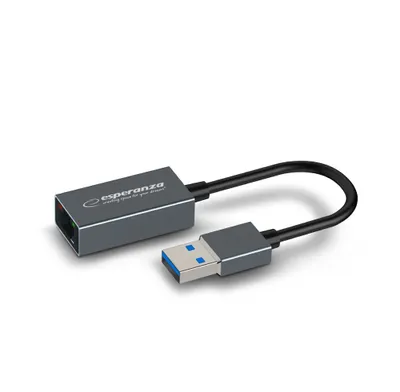 Produktbild von Esperanza Gigabit Ethernet 1000 Mbit/s Adapter USB 3.0-Rj45