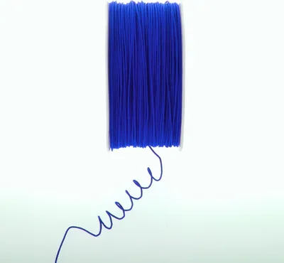 Produktbild von Drahtkordel blau - 1 mm breit - Rolle 100 Meter - 212169-100-35