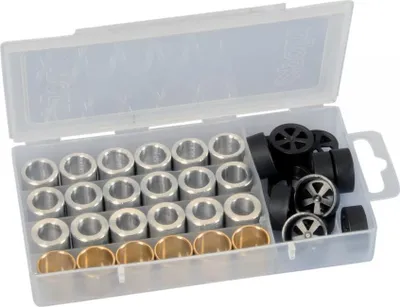 Immagine prodotto di Set di pesi variatore Polini, per variatore, dimensioni 19 x 15,5 mm, peso da 2,7 g a 4 g