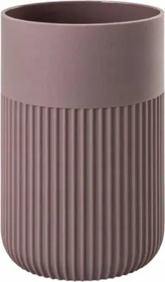 Zdjęcie produktu dla Kubek na szczoteczkę i pastę do zębów łazienkowy fioletowy 350 ml