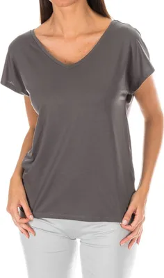 Produktbild von Tommy Hilfiger Damen-Kurzarm-T-Shirt mit V-Ausschnitt 1487904682