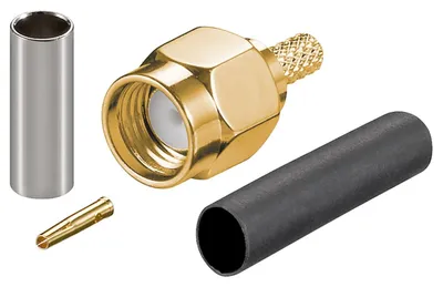 Zdjęcie produktu dla goobay RP SMA Crimpstecker für RG 174 und RG 316 (Bulk)