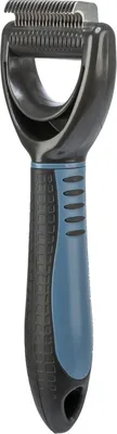 Produktbild von TRIXIE Fell-Entfilzer - dunkelgrau/blau - 5 × 18 cm