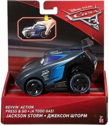 Produktbild von Mattel Disney Cars DVD34 - Disney Cars 3 Powerstart Jackson Storm