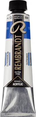Immagine prodotto di Tubo di colore acrilico Rembrandt 40 ml Ultramarine 504