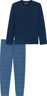 Produktbild von Schiesser Herren-Schlafanzug marine 48
