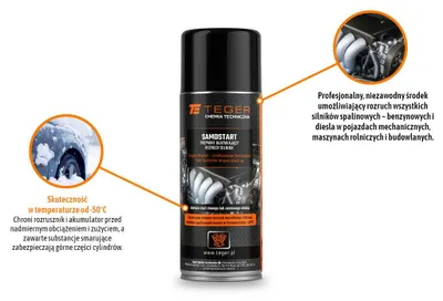 Produktbild von Professionelles Starthilfsmittel (SAMOSTART), 400 ml, Teger