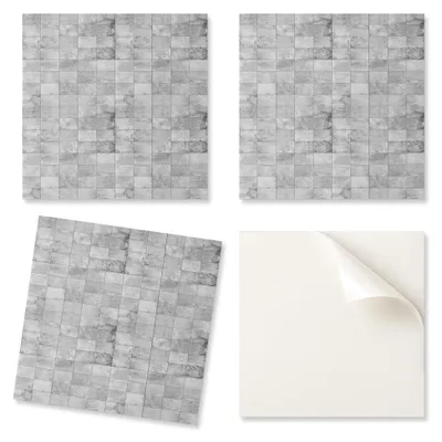 Obrázek produktu pro Sada samolepicích vinylových dlaždic, vzor kamene, rozměry 20 x 20 x 20 cm