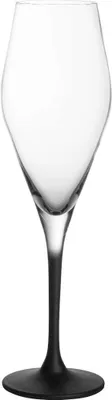 Produktbild von Villeroy & Boch Champagnerkelch Manufacture Rock klar,schwarz, 4 tlg.