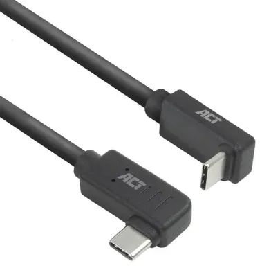 Productafbeelding van ACT AC7482, 2 meter, USB-C, USB-C, USB 3.2 Gen 2 (3.1 Gen 2), 10 Gbit/s, zwart