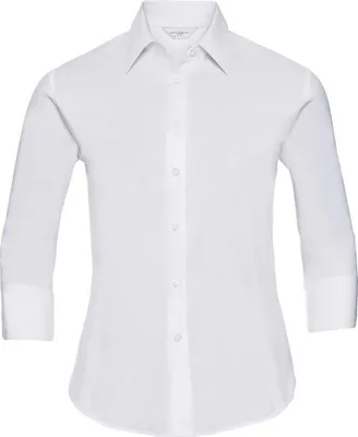 Obrázek produktu pro Russell Collection - Dámská společenská košile s 3/4 rukávy PC5855 (36 DE) (Bílá)