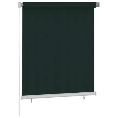 Zdjęcie produktu dla Roleta zewnętrzna vidaXL 120 x 140 cm, ciemnozielona, HDPE