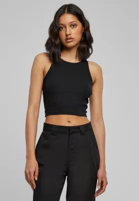Produktbild von Urban Classics bauchfreies Damen-Top Outible schwarz 4XL