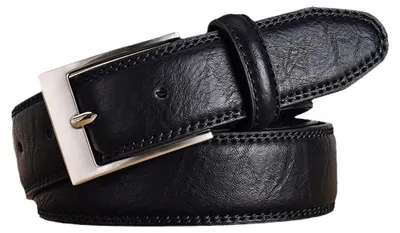 Image de Ceinture décontractée pour hommes en cuir, couleur marron