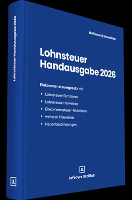 Produktbild von Lohnsteuer Handausgabe 2026