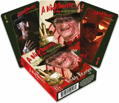 Produktbild von Nightmare on Elm Street Spielkarten Freddy