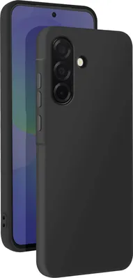 Image de Akashi, Housse en silicone pour Galaxy A36 Caoutchouc flexible, Noir