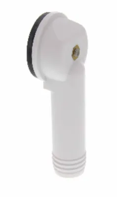 Produktbild von BLANCO 125351 Überlauf rund komplett mit Ablaufrohr VI, weiß