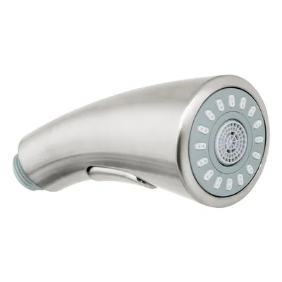Produktbild von GROHE Spülbrause 46875, einfaches Umschalten zwischen, Mousseur und SpeedClean Brausestrahl, supersteel/night time grey