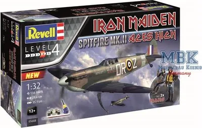 Produktbild von Revell Spitfire Mk.II, Starrflügelflugzeug-Modell, Montagesatz, 1:32, Spitfire Mk.II, Männlich, Kunststoff