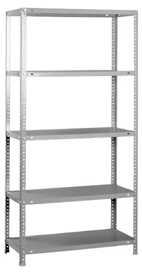Image de Etagère Légère Avec Vis Comfort 5/400 Gris Gris 1800x900x400 - Simonrack
