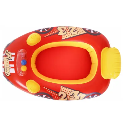 Produktbild von Aufblasbares Schwimmbötchen „Racing“ 86 × 60,5 cm – Kinderboot im Racing-Design 35281