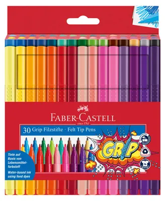 Produktbild von Faber-Castell 155335, 1 Farben, Mehrfarbig, Mehrfarbig, Rund, 30 Stück(e), Box
