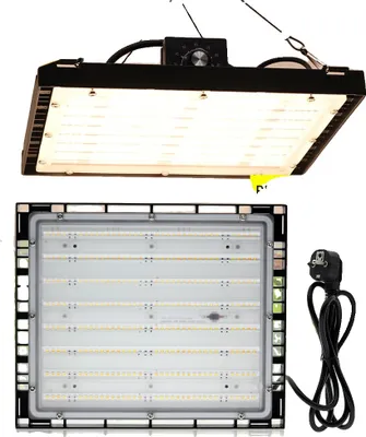 Obrázok produktu pre Celospektrálne LED svetlo na rastliny, výkon 150 W, stmievateľná funkcia, vhodné na pestovanie v interiéri