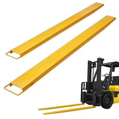 Produktbild von VEVOR Gabelstapler Gabelverlängerungen, 60" Länge 4,5" Breite, Schwerlast-Kohlenstoffstahl Gabelverlängerungen für Gabelstapler, 1 Paar Gabelstaplerverlängerungen, Industrielle Gabelstapler Gabelaufsätze für Gabelstapler, Gelb, 5.5 in-a, 96 inch-a