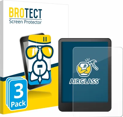 Produktbild von 3x BROTECT Schutzglas für Amazon Kindle Colorsoft Signature Edition Schutzfolie Panzer Folie Glas Display Schutz klar