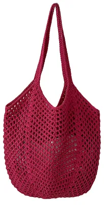 Produktbild von Gewebte, hohle Strohtasche mit großem Fassungsvermögen – stilvolle Umhängetasche für Reisen, Strand und Shopping